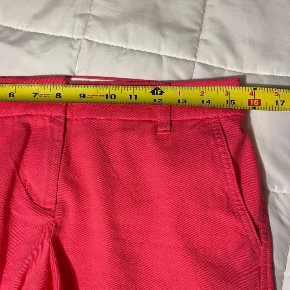 J. Crew 5" Classic Chino Shorts Vivid Begonia Shorts - Picture 4 of 9